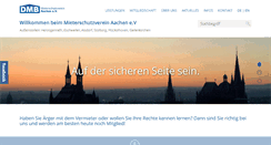 Desktop Screenshot of mieterverein-aachen.de
